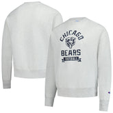 Chicago Bears Champion Reverse Weave Fleece Pullover Sweatshirt - Heather Gray for sale