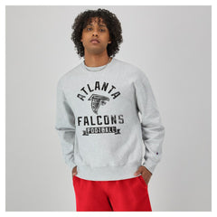 Atlanta Falcons Champion Reverse Weave Fleece Pullover Sweatshirt - Heather Gray cheap