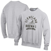 Cleveland Browns Champion Reverse Weave Fleece Pullover Sweatshirt - Heather Gray on sale