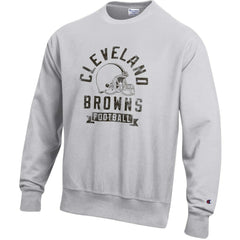 Cleveland Browns Champion Reverse Weave Fleece Pullover Sweatshirt - Heather Gray on sale