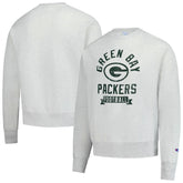Green Bay Packers Champion Reverse Weave Fleece Pullover Sweatshirt - Heather Gray outlet