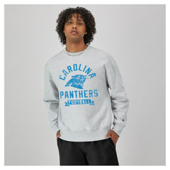Carolina Panthers Champion Reverse Weave Fleece Pullover Sweatshirt - Heather Gray discount