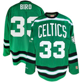 Larry Bird Boston Celtics Big & Tall NBA Hockey Jersey - Kelly Green | Mitchell & Ness online