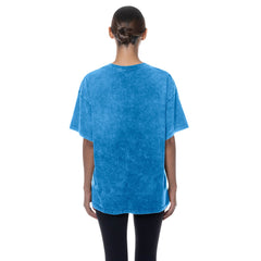 Detroit Lions New Era Women's Throwback Oversized T-Shirt - Blue outlet