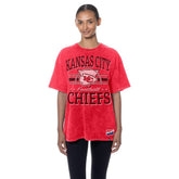 Kansas City Chiefs New Era Women's Throwback Oversized T-Shirt - Red online