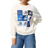 Dallas Cowboys Terez Unisex Technicolor Crewneck Sweatshirt - White sale
