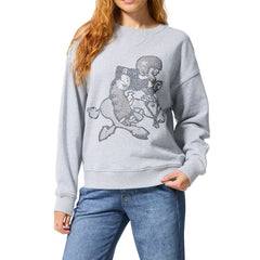 Dallas Cowboys Terez Women's Retro Gems Fleece Crewneck Sweatshirt - Gray outlet