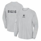 Dallas Cowboys Oversized Type Play Long Sleeve T-Shirt - Gray sale