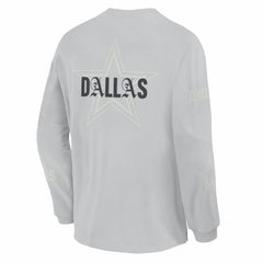 Dallas Cowboys Oversized Type Play Long Sleeve T-Shirt - Gray sale