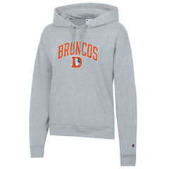 Denver Broncos Champion Women's Powerblend Hoodie - Heather Gray outlet