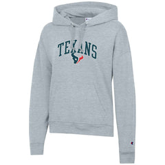 Houston Texans Champion Women's Powerblend Hoodie - Heather Gray outlet