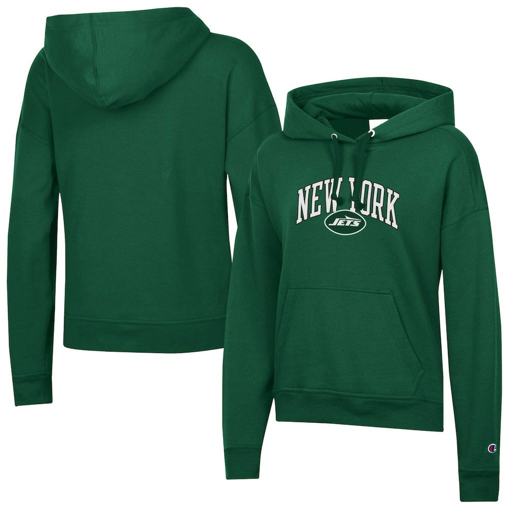New York Jets Champion Women's Powerblend Hoodie - Green discount