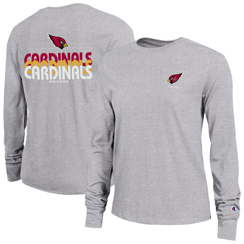 Arizona Cardinals Champion Women's Core Long-Sleeve T-Shirt - Heather Gray online