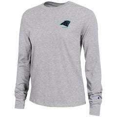 Carolina Panthers Champion Women's Core Long-Sleeve T-Shirt - Heather Gray on sale