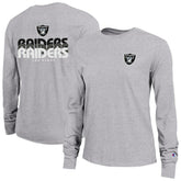 Las Vegas Raiders Champion Women's Core Long-Sleeve T-Shirt - Heather Gray outlet