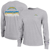 Los Angeles Chargers Champion Women's Core Long-Sleeve T-Shirt - Heather Gray discount