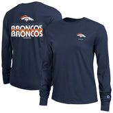 Denver Broncos Champion Women's Core Long-Sleeve T-Shirt - Navy cheap