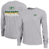 Green Bay Packers Champion Women's Core Long-Sleeve T-Shirt - Heather Gray on sale