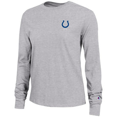 Indianapolis Colts Champion Women's Core Long-Sleeve T-Shirt - Heather Gray online