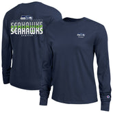 Seattle Seahawks Champion Women's Core Long-Sleeve T-Shirt - College Navy for sale