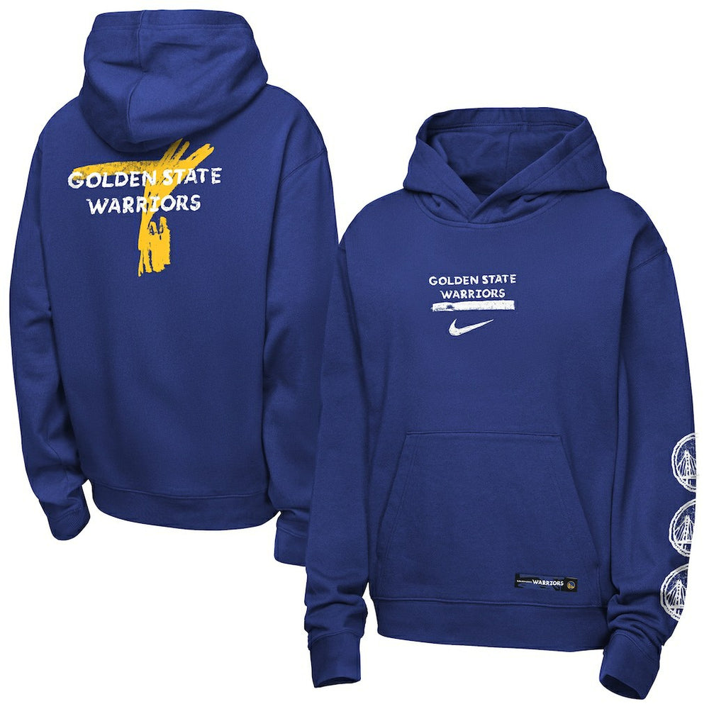 Golden State Warriors Youth Courtside Club Premiere Hoodie sale - Royal | Nike sale
