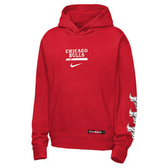 Chicago Bulls Youth Courtside Club Premiere Hoodie - Red | Nike sale