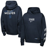 Minnesota Timberwolves Youth Courtside Club Premiere Hoodie - Navy | Nike cheap