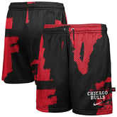 Chicago Bulls Youth Courtside Pro Shot Dri-FIT Mesh Practice Shorts - Black/Red | Nike shop