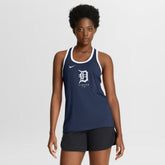 Detroit Tigers Women's Tri-Blend Dri-FIT Racerback Tank Top - Navy | Nike
