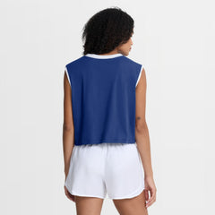 Los Angeles Dodgers Women's Primetime Loose Dri-FIT Cropped Tank Top - Royal | Nike