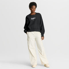 Los Angeles Dodgers Women's Oversized Primetime Sweatshirt - Black | Nike