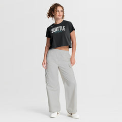 Seattle Mariners Women's Mod Cropped T-Shirt - Black | Nike