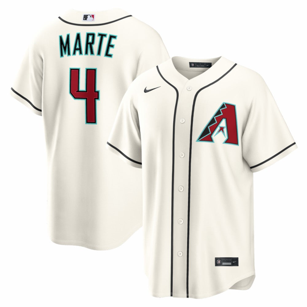 Ketel Marte Arizona Diamondbacks Home Replica Jersey - Cream | Nike
