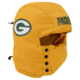 Green Bay Packers New Era Puffer Balaclava - Gold on sale