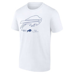 Josh Allen Buffalo Bills Tonal Name & Number T-Shirt - White sale