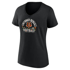Joe Burrow Cincinnati Bengals Women's Floral Name & Number V-Neck T-Shirt - Black outlet