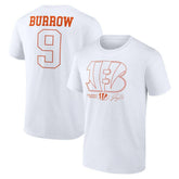 Joe Burrow Cincinnati Bengals Name & Number T-Shirt - White online
