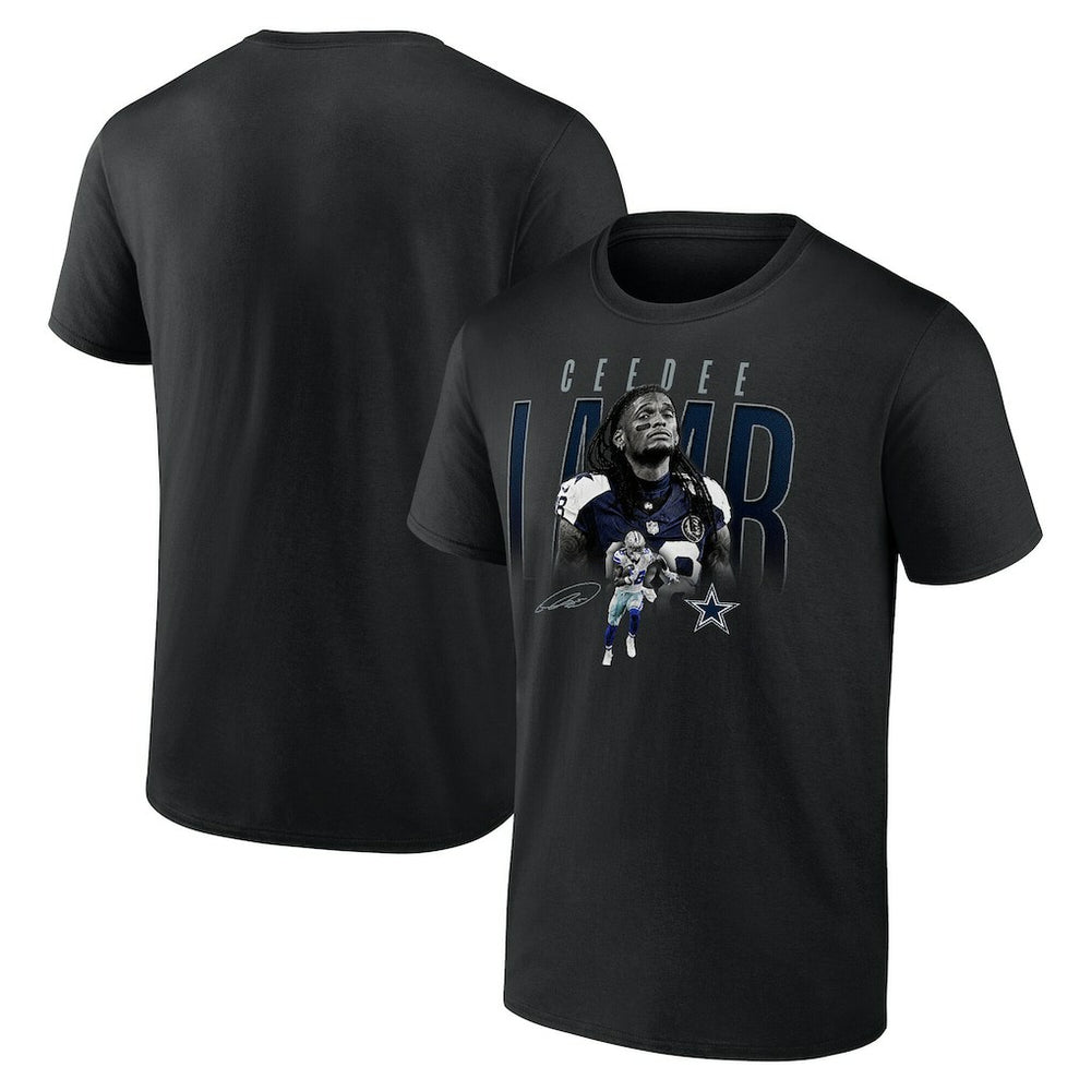 CeeDee Lamb Dallas Cowboys Humble Shadow Player T-Shirt - Black on sale