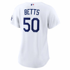 Mookie Betts Los Angeles Dodgers Women's Home Stadium Jersey - White | Nike