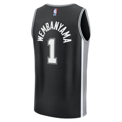 Victor Wembanyama San Antonio Spurs Youth Fast Break Replica Player Jersey - Icon Edition - Black | Fanatics sale