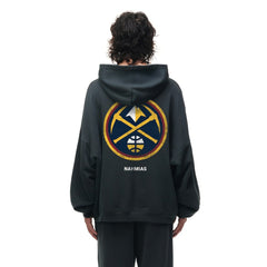 Denver Nuggets Unisex Miracle Academy x NBA Collection Vintage Sunfade Hoodie sale - Heather Black discount