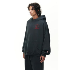 Chicago Bulls Unisex Miracle Academy x NBA Collection Vintage Sunfade Hoodie - Heather Black for sale
