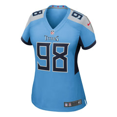 Jeffery Simmons Tennessee Titans Women's Team Game Jersey - Light Blue | Nike online