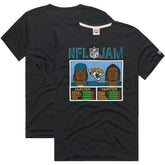 Travis Hunter Jacksonville Jaguars Homage Unisex NFL Jam Tri-Blend T-Shirt - Black for sale
