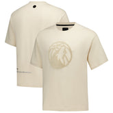 Minnesota Timberwolves Protege Eco-Poly Interlock Fashion Tonal T-Shirt - Cream shop