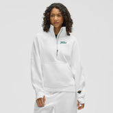 Minnesota Wild lululemon Women's Long Scuba Oversized Half-Zip Funnel Neck White