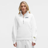 Nashville Predators lululemon Women's Long Scuba Oversized Half-Zip Funnel Neck White