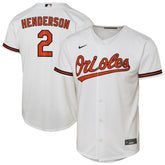 Gunnar Henderson Baltimore Orioles Youth Home Replica Player Jersey - White | Nike