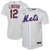 Francisco Lindor New York Mets Youth Home Replica Player Jersey - White | Nike