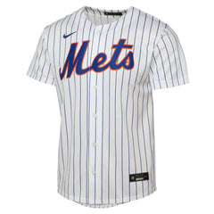 Francisco Lindor New York Mets Youth Home Replica Player Jersey - White | Nike